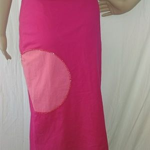Topshop pink skirt